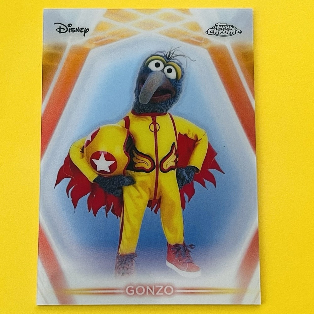 2026 Topps Chrome Neon Disney Gonzo Neon‎ Etch CNE-191 The Muppets